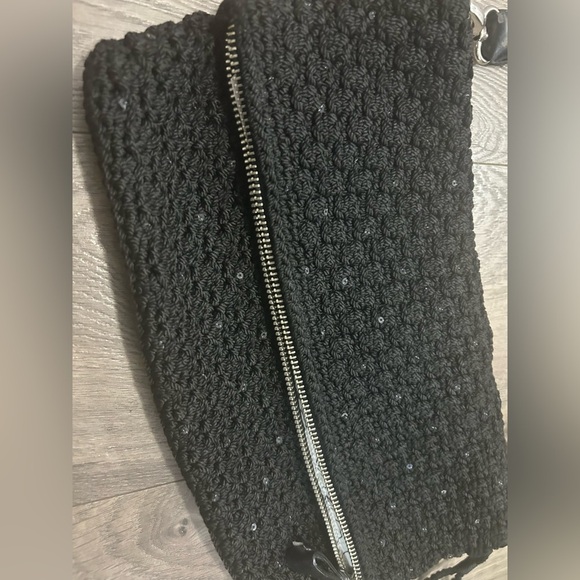 “The Sak” Crochet Shoulder Bag with Sequence - Picture 2 of 8
